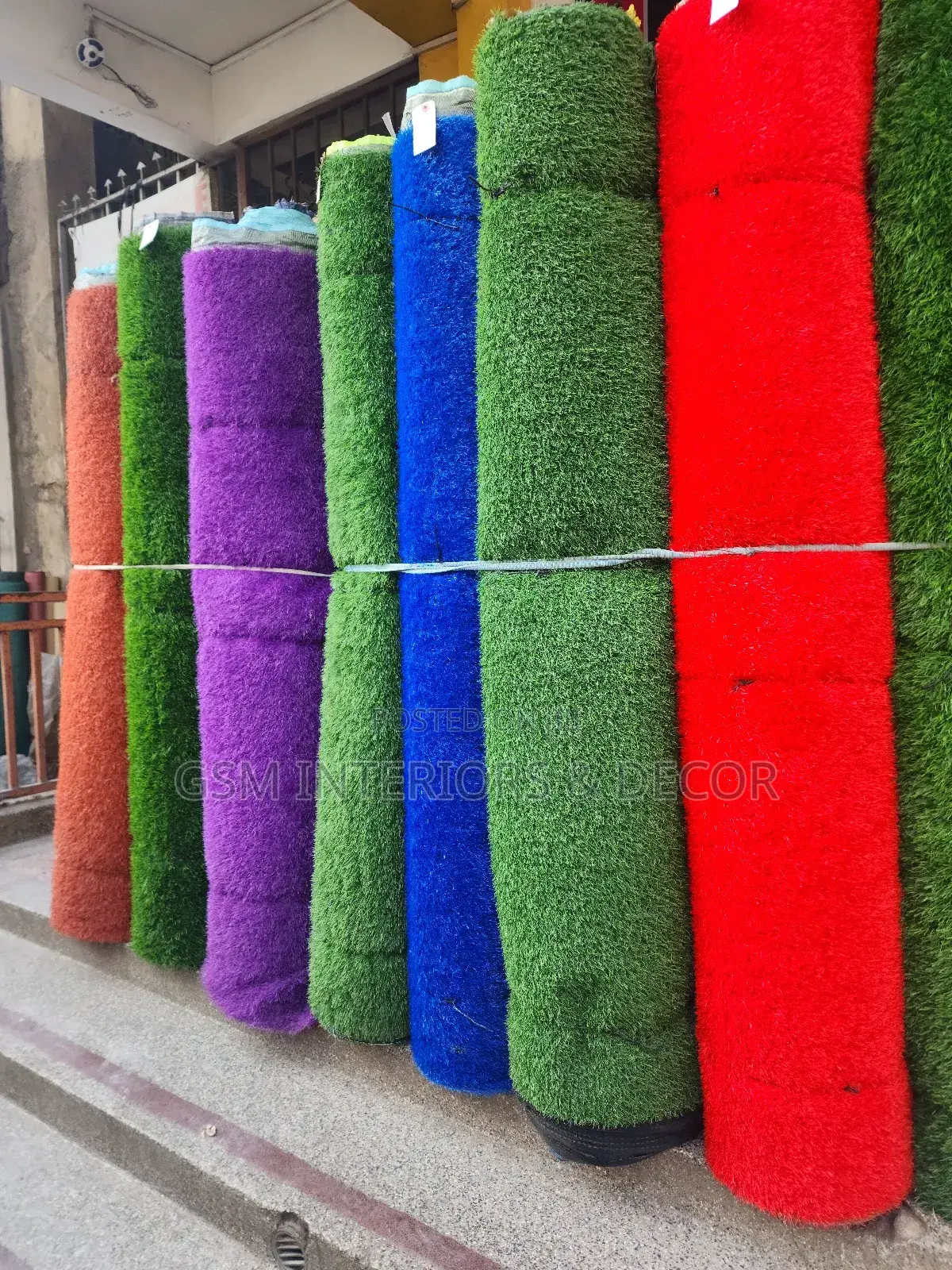 Artificial Grass Carpet Colour Charts for Install