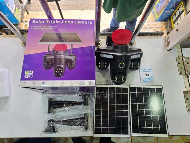 Rd5604 Triple Lens 16mp Solar 4g Camera - main view