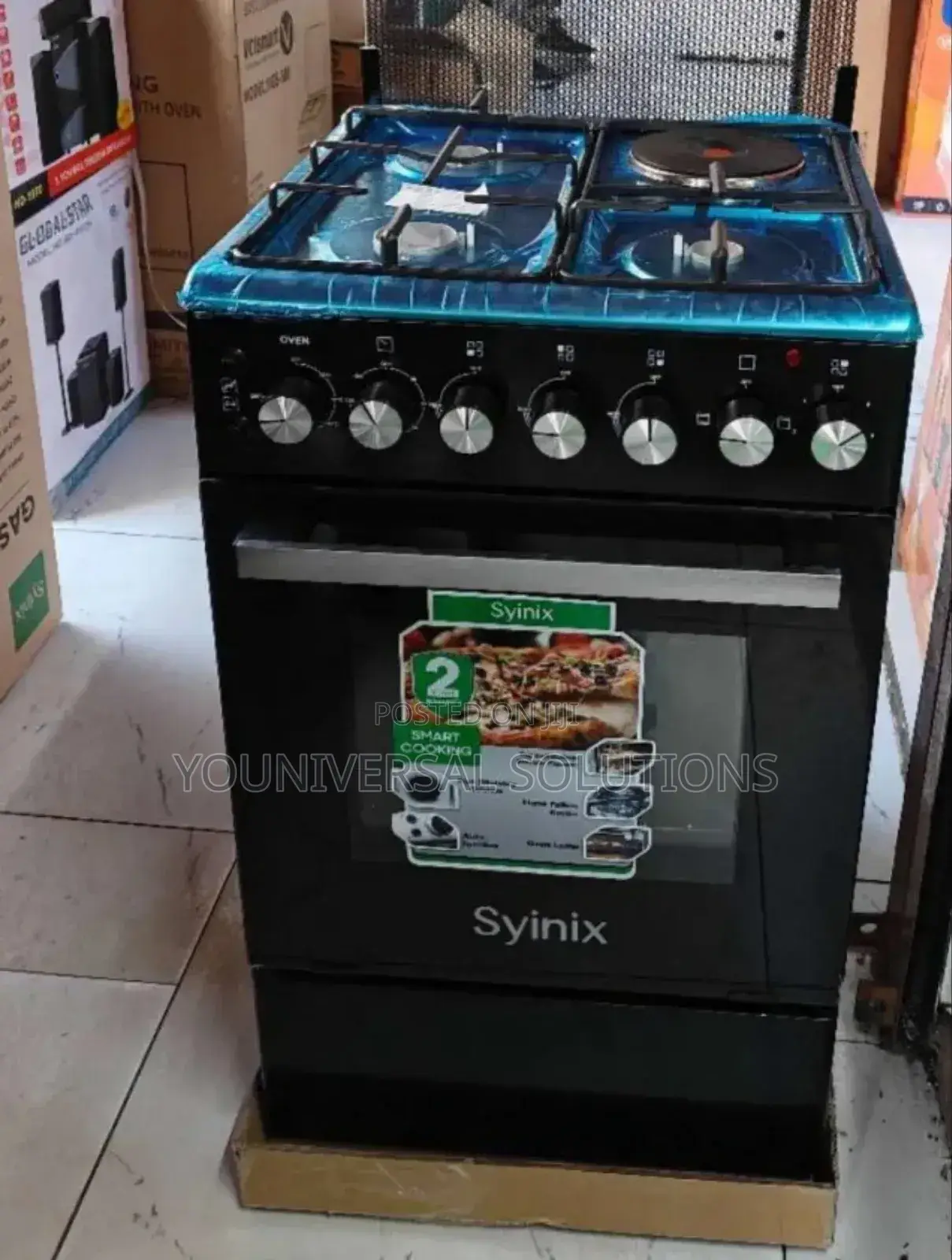 50by50 Standing Cooker With Electric Oven
Syinix