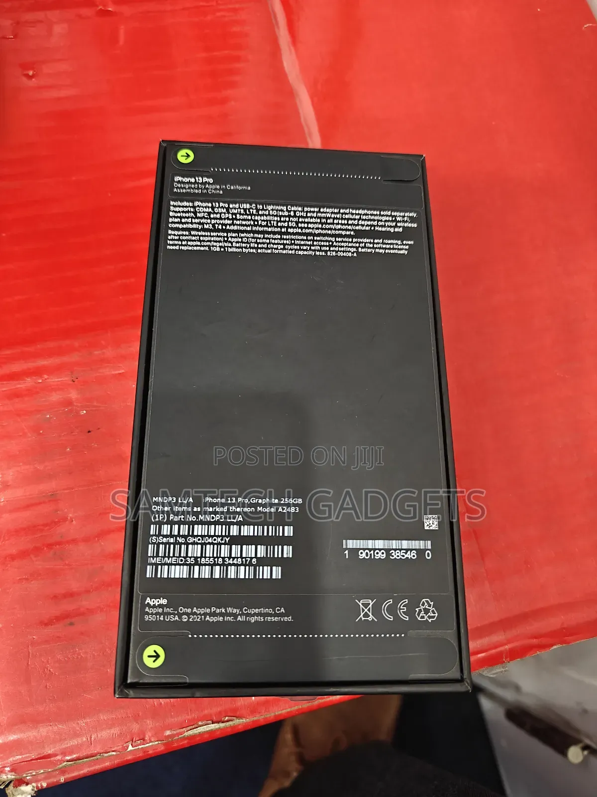 New Apple iPhone 13 Pro 256 GB Green