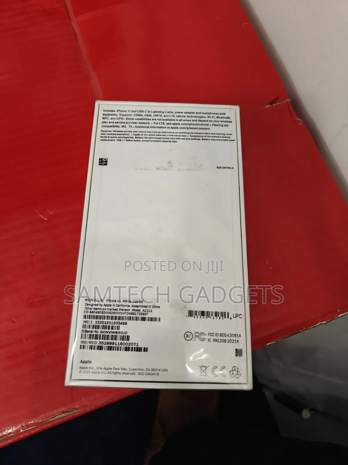 New Apple iPhone 11 128 GB White