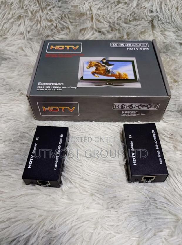 Smart 60m Hdmi to Rj45 Extendersupports Clear Audio Formats