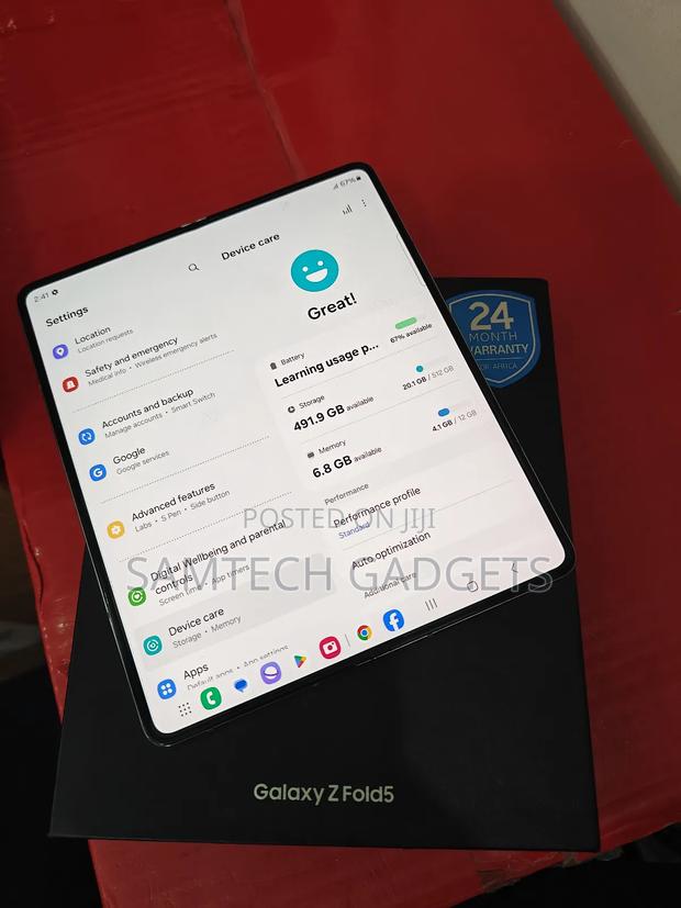 Samsung Galaxy Z Fold 5 512 GB Blue - thumbnail 5