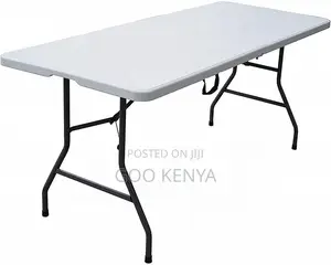 Foldable Table; Outdoor Plastic Folding Dining Table