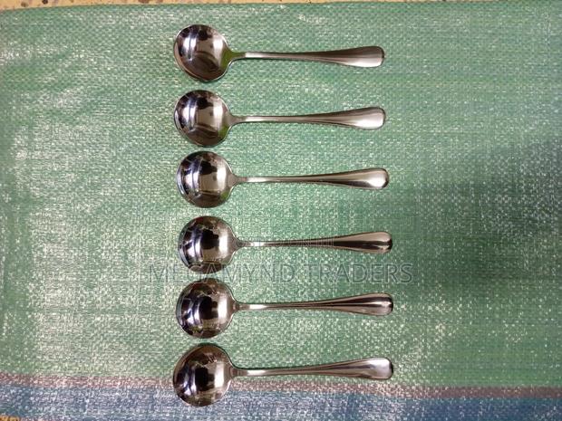 6pc Stainless Soup Spoon - thumbnail 3
