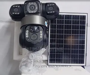 Triple Screens – 360° Panoramic CCTV Camera Solar Powered 4g Enabled