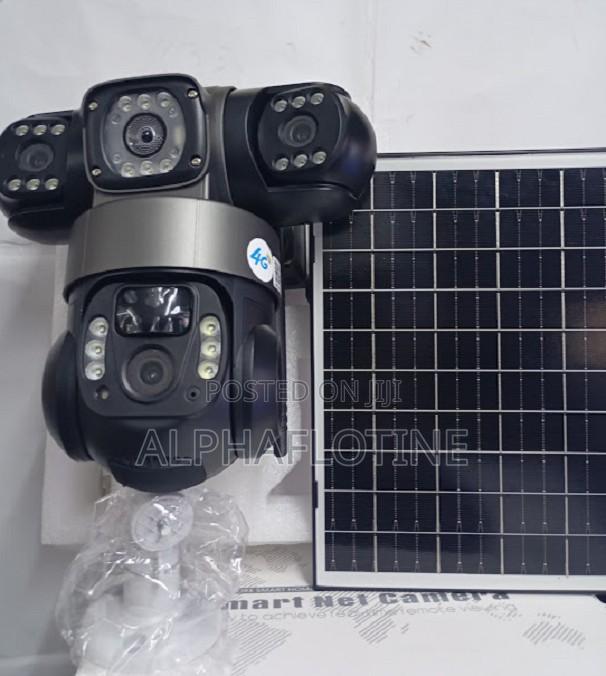 4g Lte Connectivity V380 Pro PTZ Tripple Lens Solar Powered