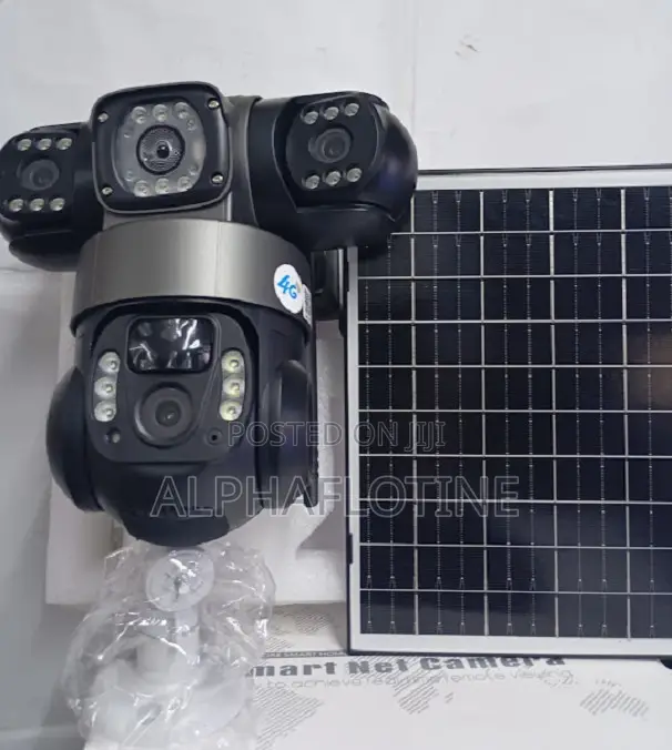 4g Lte Connectivity V380 Pro PTZ Tripple Lens Solar Powered