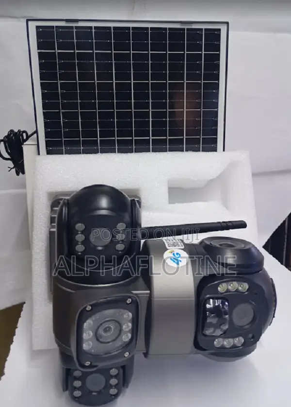 V380 Pro Hd 3 Screens 4g Solar Camera 4mp Security Surveillance