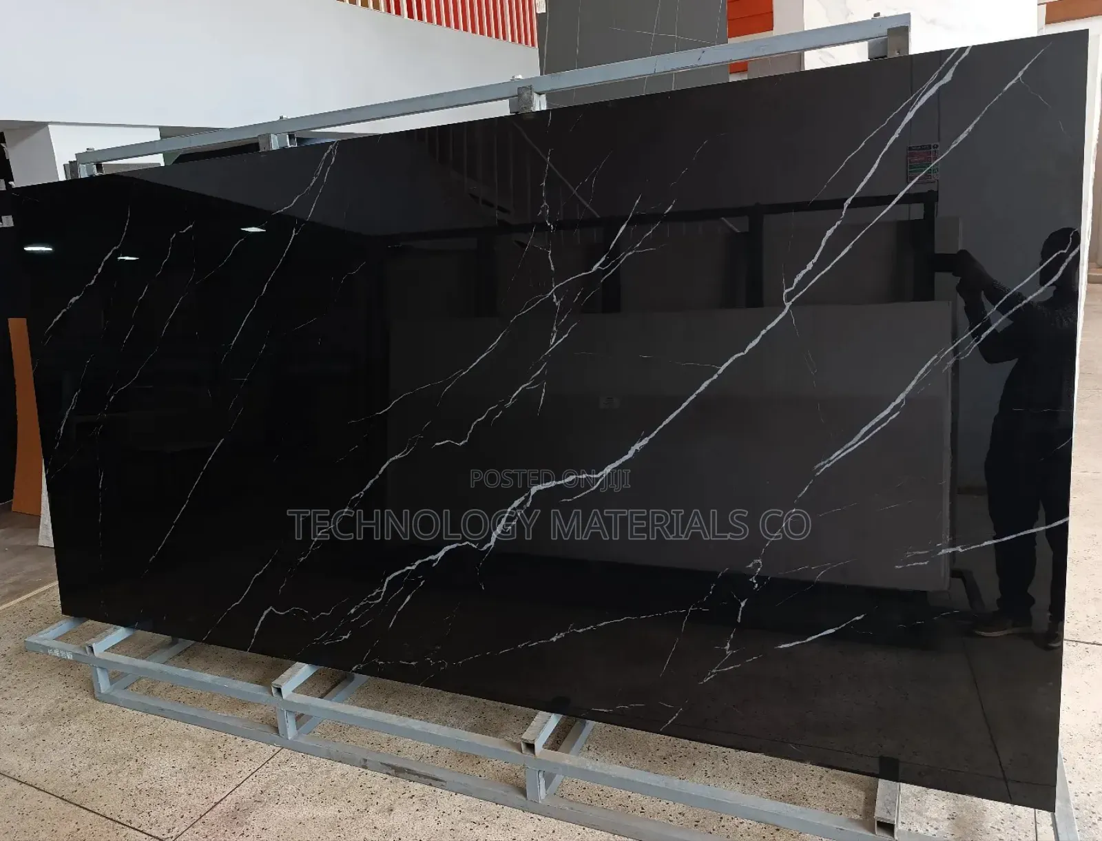 Marquina Black Ark Island Sintered Stone (320cm * 160cm * 12mm)