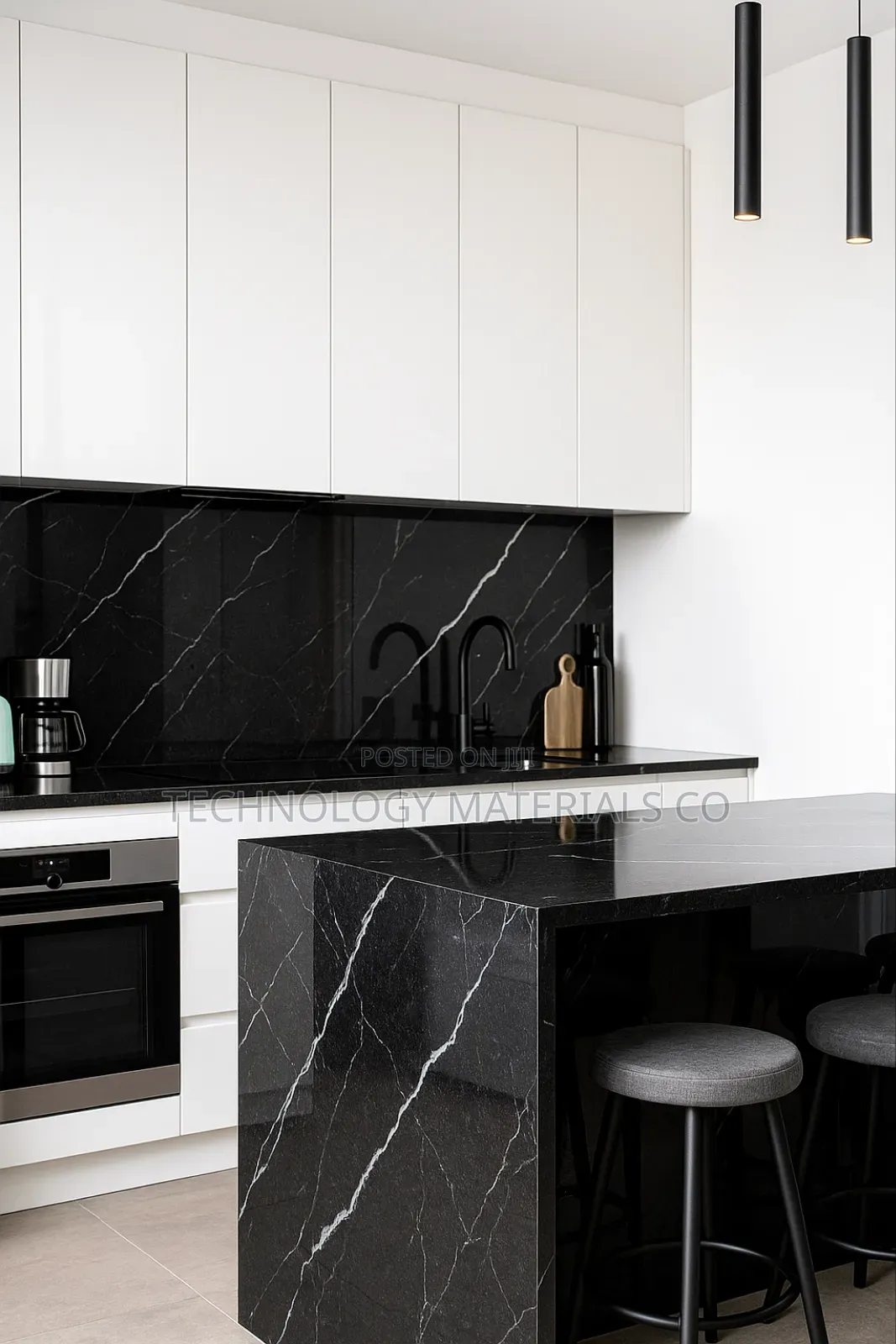 Nero Marquina Sintered Stone 3.2m by 1.6m