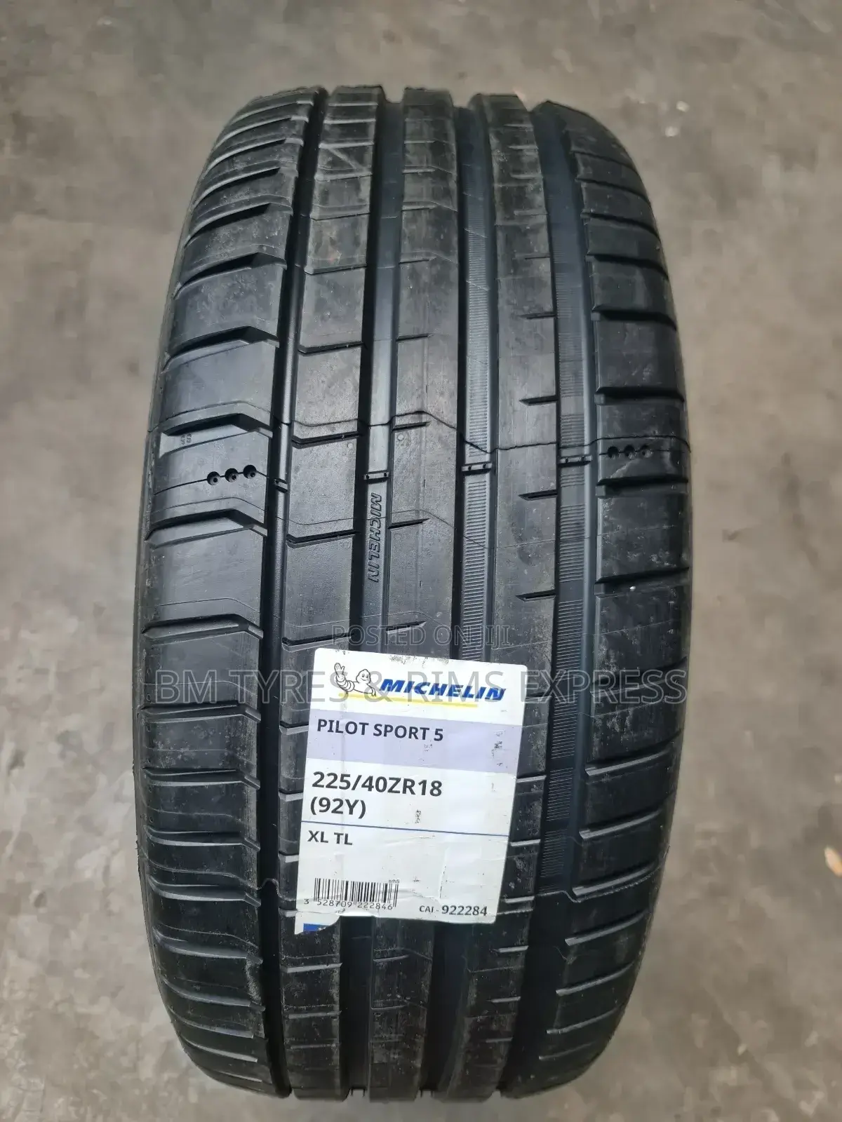 225 /40 R18 Michelin Tyres (Spain)