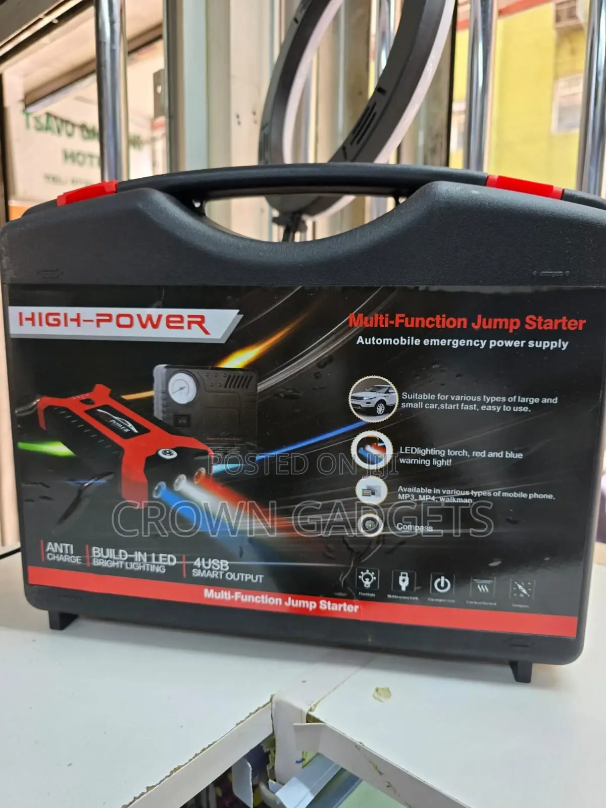 Jump Starter With Inflator Compass Smart Usb Output