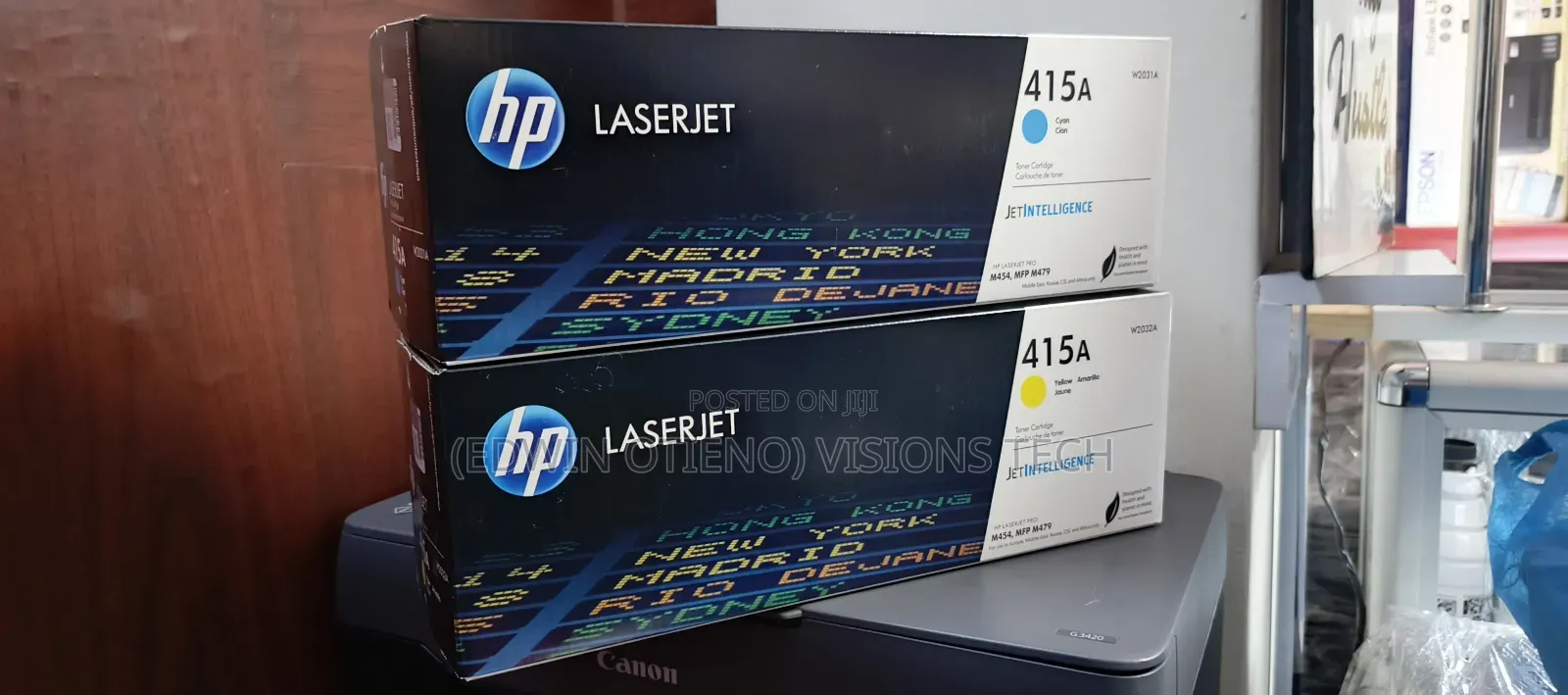 Hp415a Color Cyan and Yellow