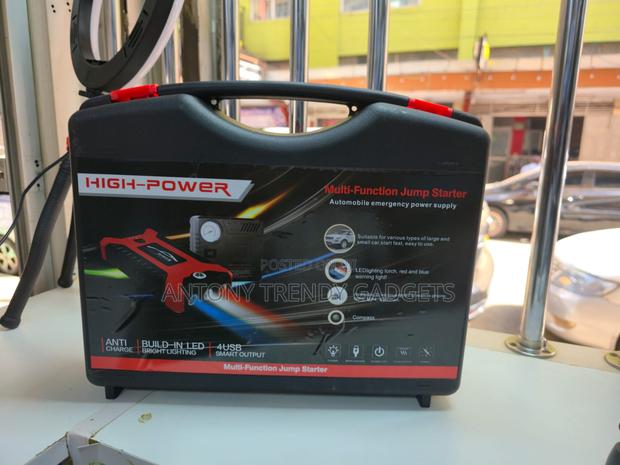 High-capacity Portable Jump Starter With Flashlight & Warning Light - main view