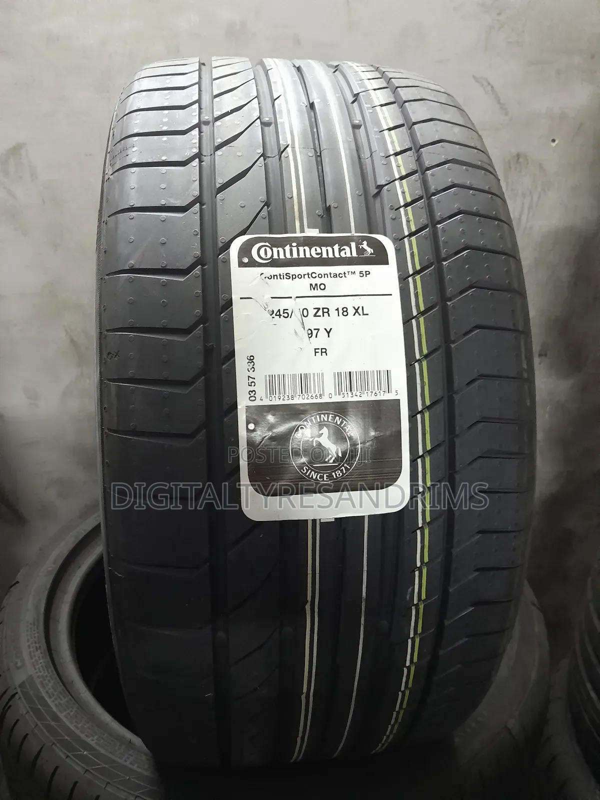 245/40r18 Continental Tyres Brand New