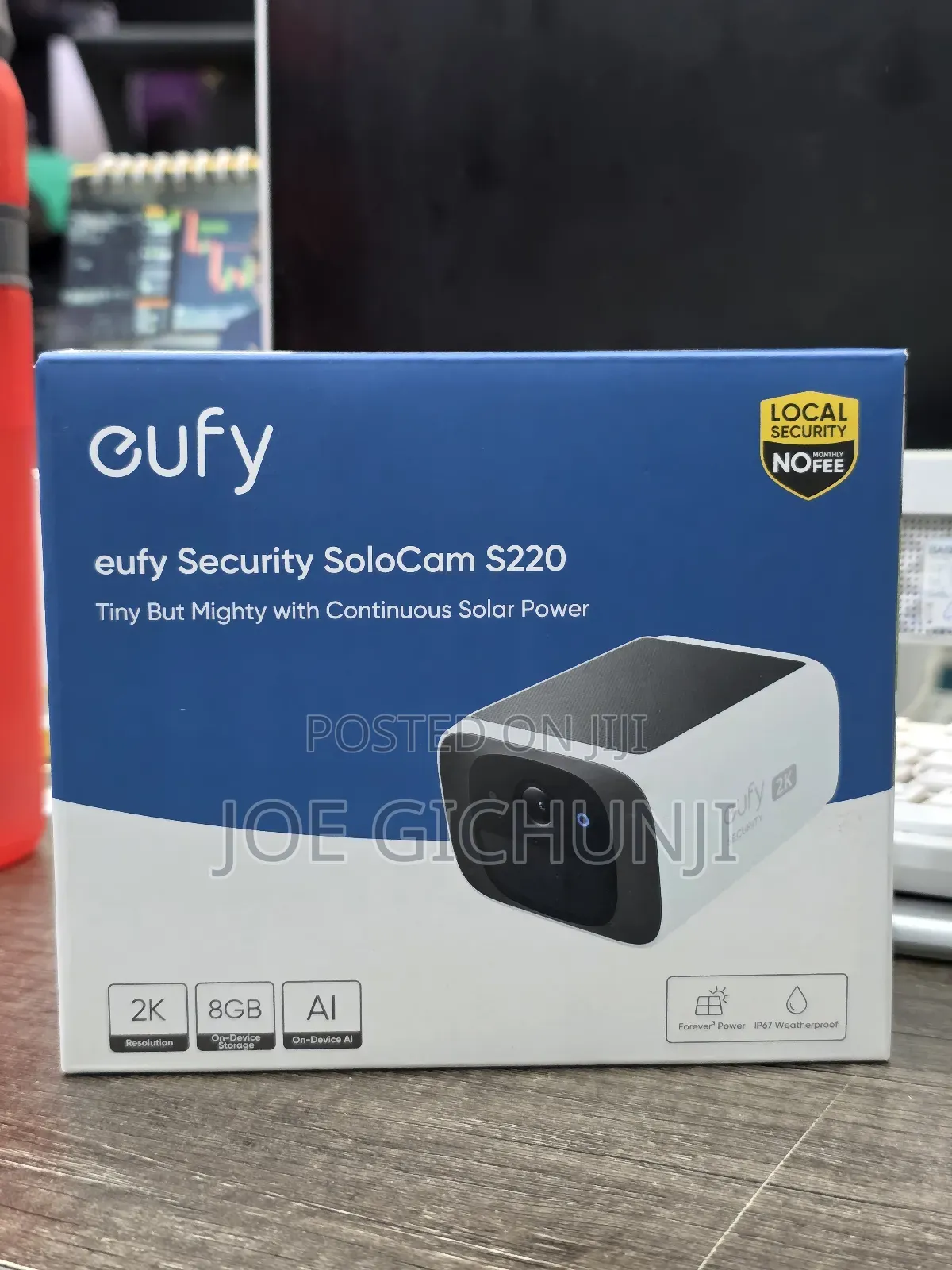 Eufy Security – Solocam S220 – 2k Solar-powered Battery Camera
