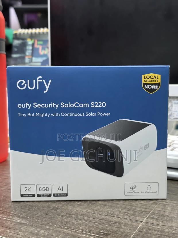 Eufy Security – Solocam S220 – 2k Solar-powered Battery Camera