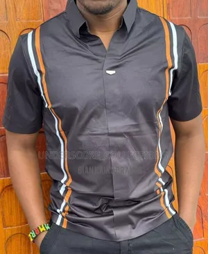 Straight Striped Mens Shits