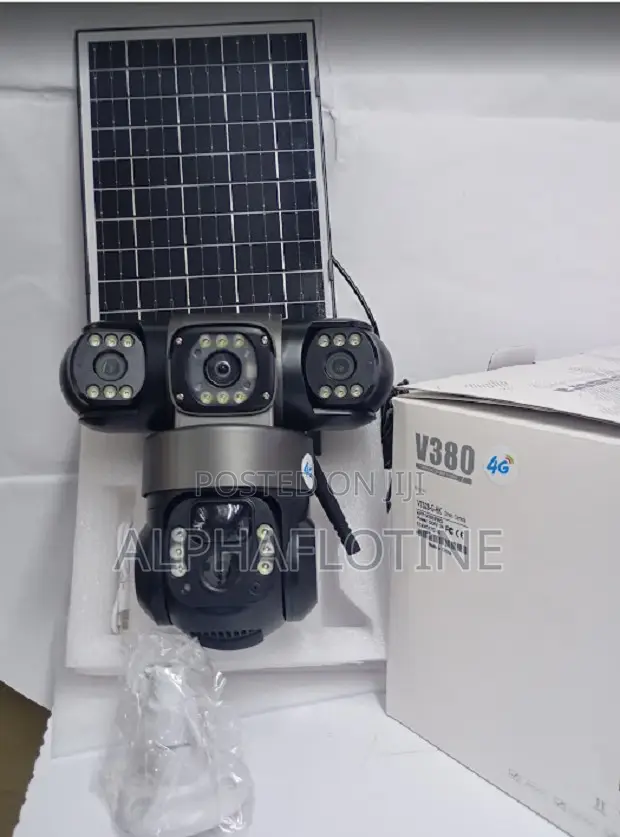 CCTV Camera ,Sim Card Slot,Memory Card Slot,355 Degrees Rotating-3lens