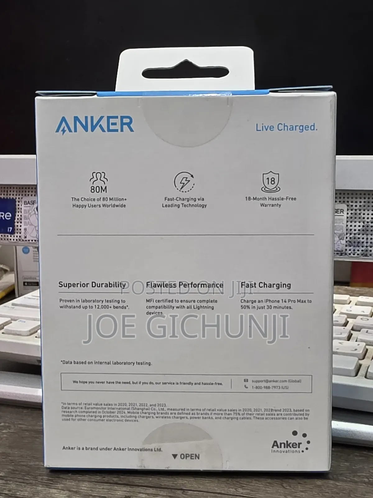 Anker Usb C To Lightning Cable, Upcycled-braided Usb C To Lightning