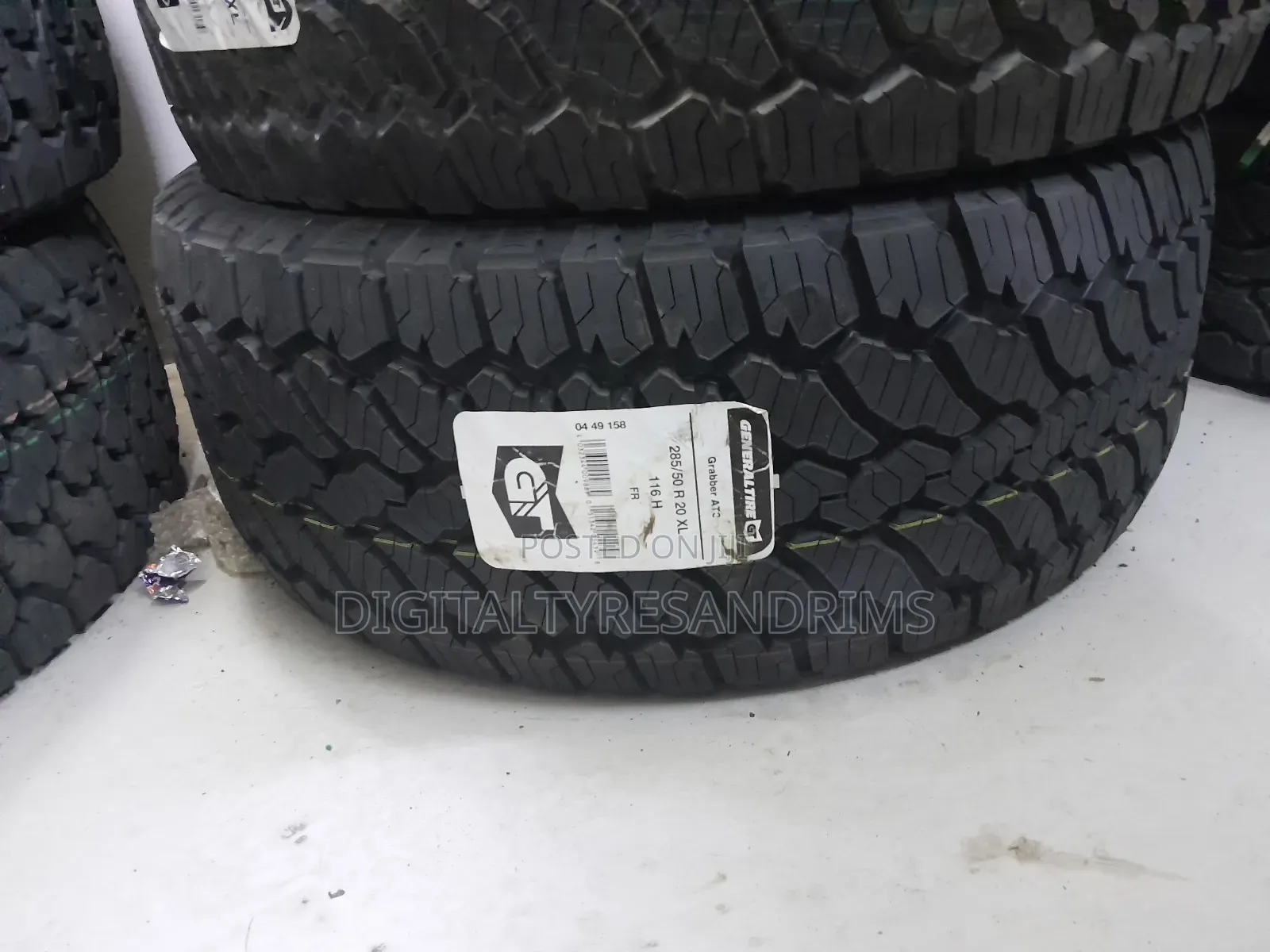 285/50r20 General Grabber Tyres Brand New