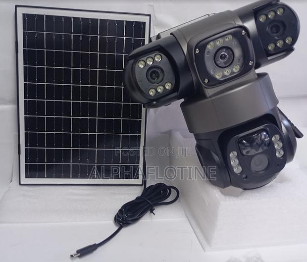 Advanced Surveillance-V380 Pro Hd 3 Screens 4g Solar Camera 6mp