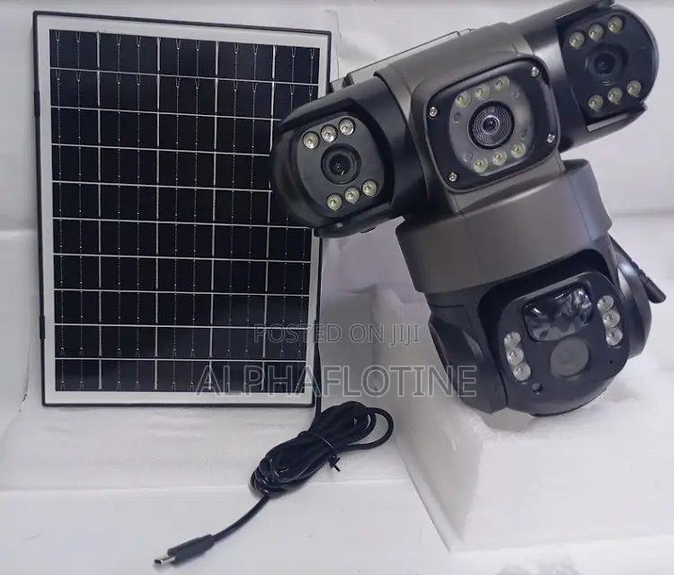Advanced Surveillance-V380 Pro Hd 3 Screens 4g Solar Camera 6mp