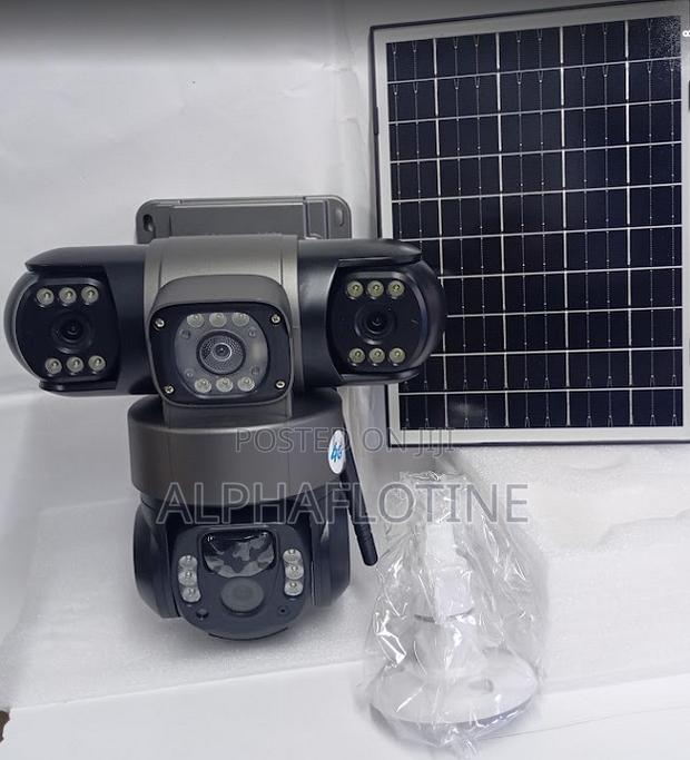 V380 Pro Hd 3 Screens 4g Solar Camera-Ip66 Waterproof Design