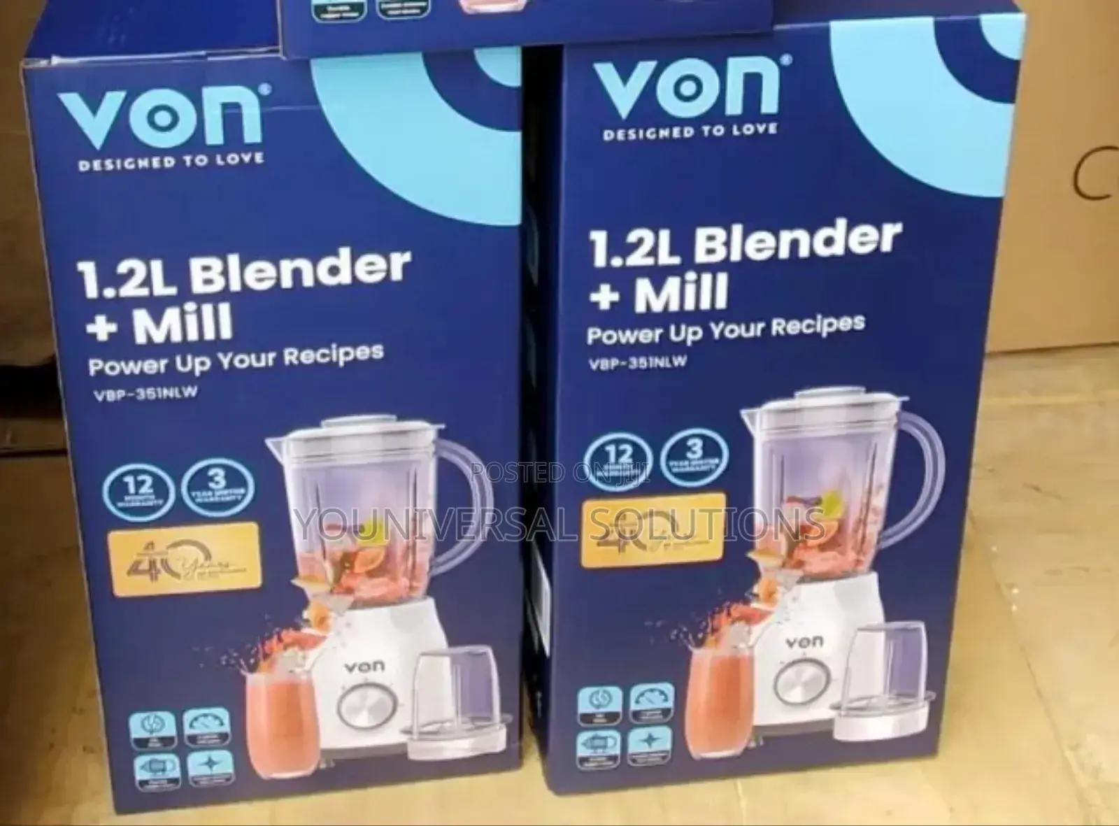 2 in 1 Von Blender