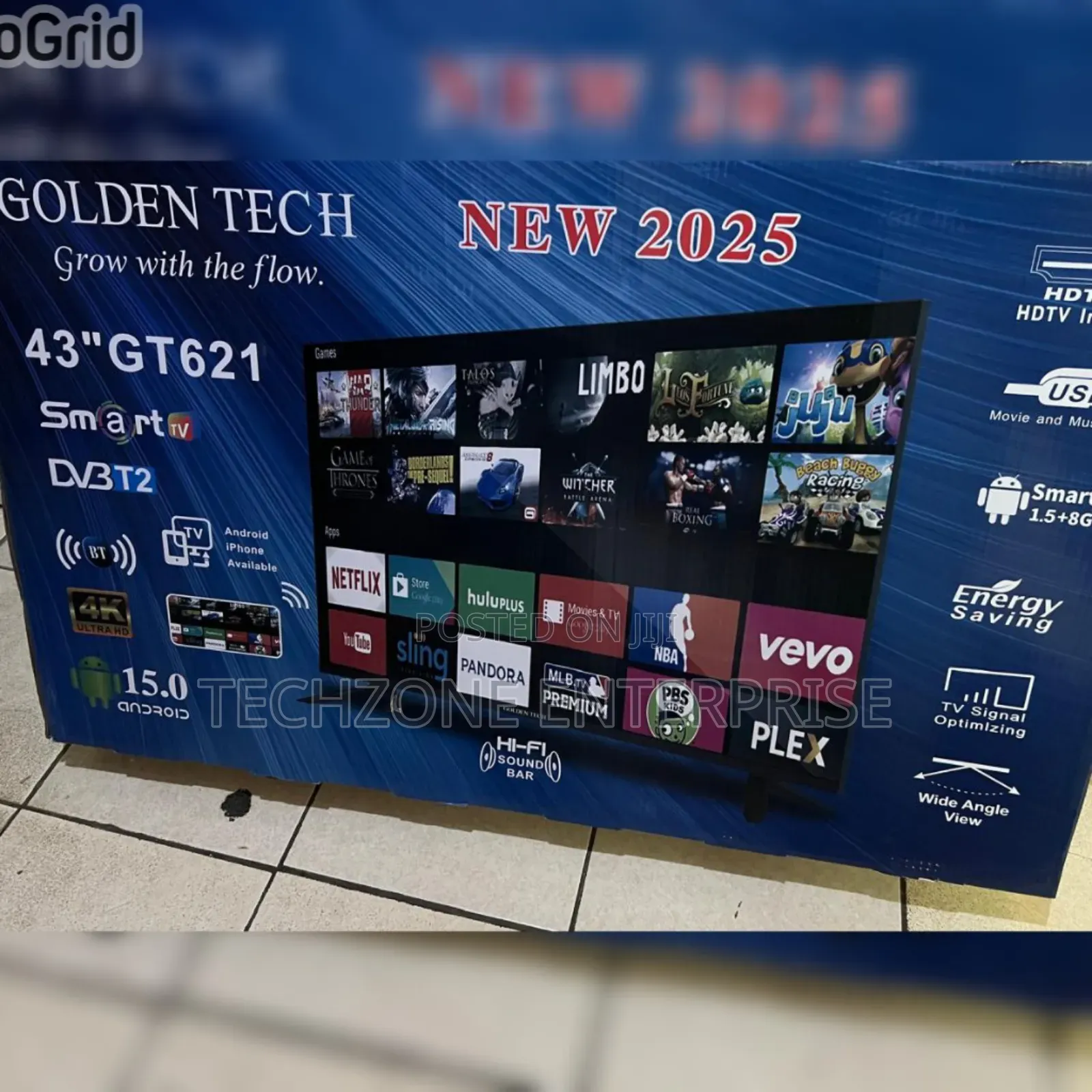 Golden Tech 43 Inches Smart Android Full Hd Led Tv