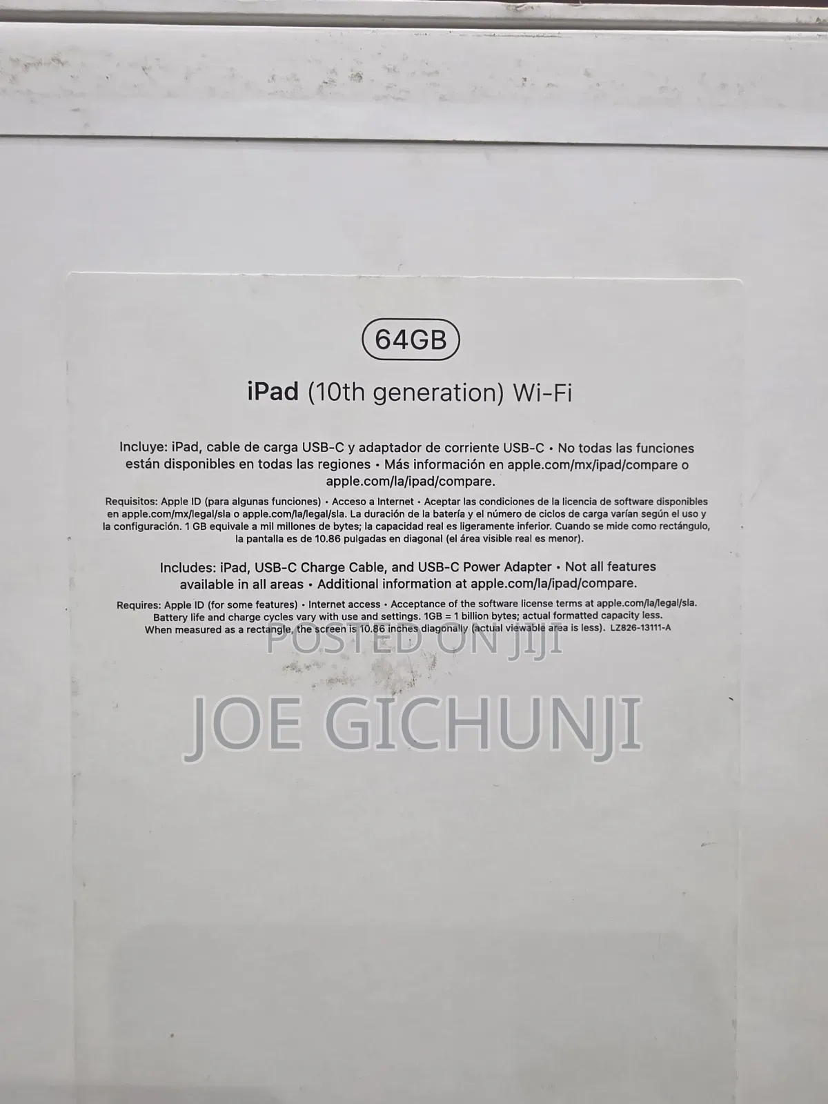 New Apple iPad (2022) 64 GB Silver