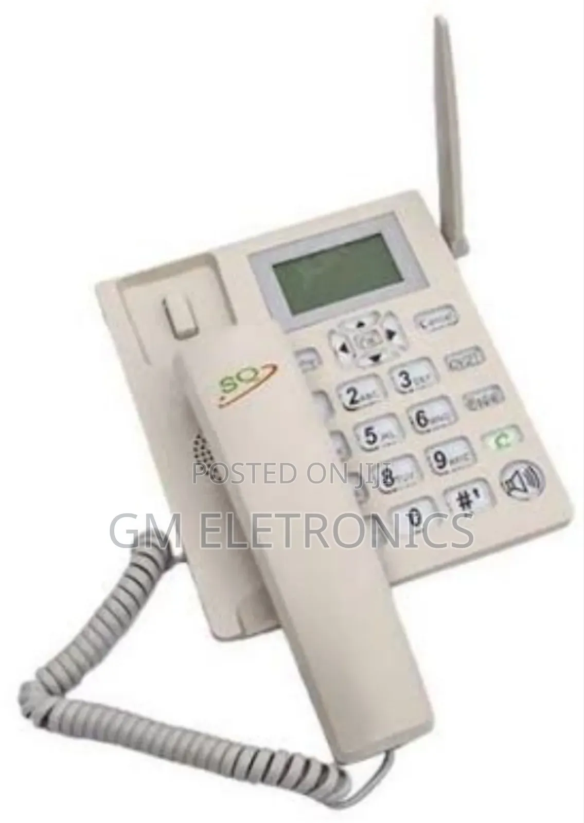 Sq Ls820 GSM Dual Sim Fixed Wireless Desktop Phone-Sms, Call M-Pesa.