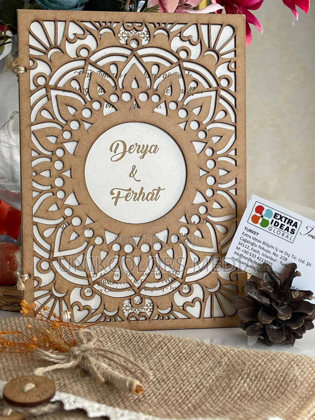 Wedding Invitation Cards / Laser Cut