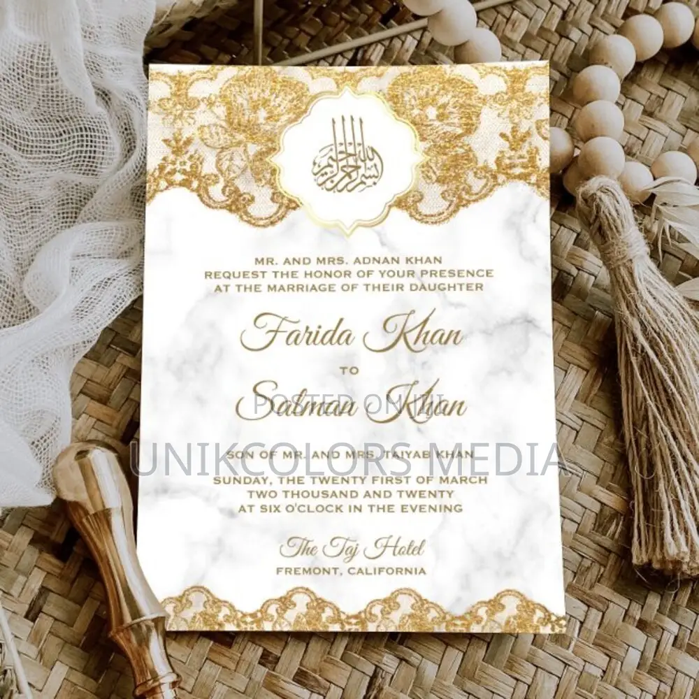 Wedding Invitation Cards | Islamic Cards