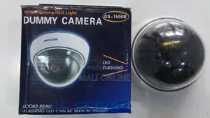 Dummy Dome Cctv Security Camera With Flashing Red Led Light Indoor