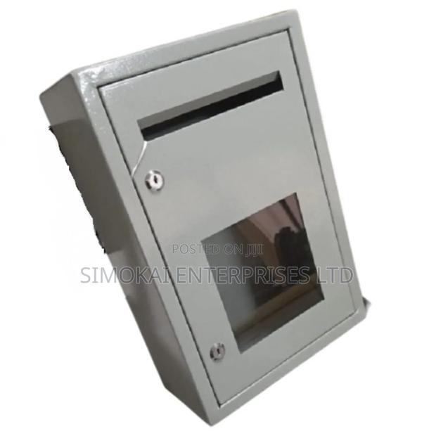 Metal Tender/Suggestion Box Size (H-450*W-300*D150)Mm With Clear Panel