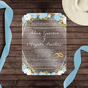 Wedding Invitation Cards | Acrylic Cards