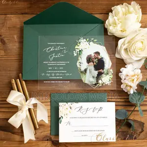 Wedding Invitation Cards | Acrylic Cards