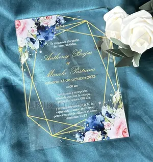 Wedding Invitation Cards | Acrylic Cards