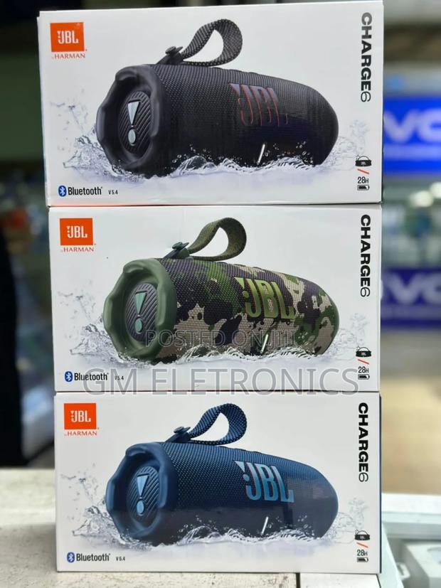 JBL Charge 6 Waterproof Bluetooth Speaker + Powerbank. - main view