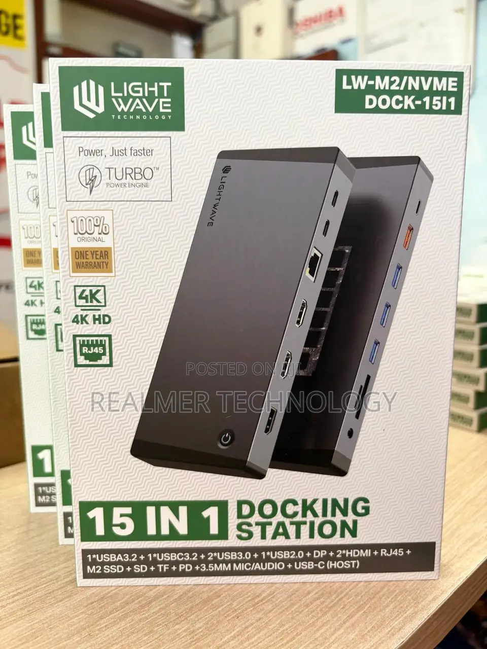 Lightwave 15 in 1 Docking Station