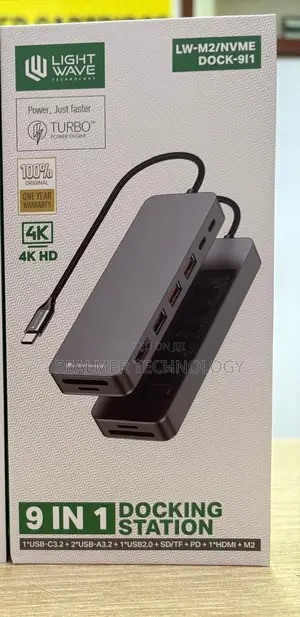 Lightwave 9 in 1 Docking Station