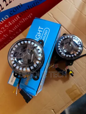 3 Color Universal Fog Lights With Indicator Bright Car Lamp
