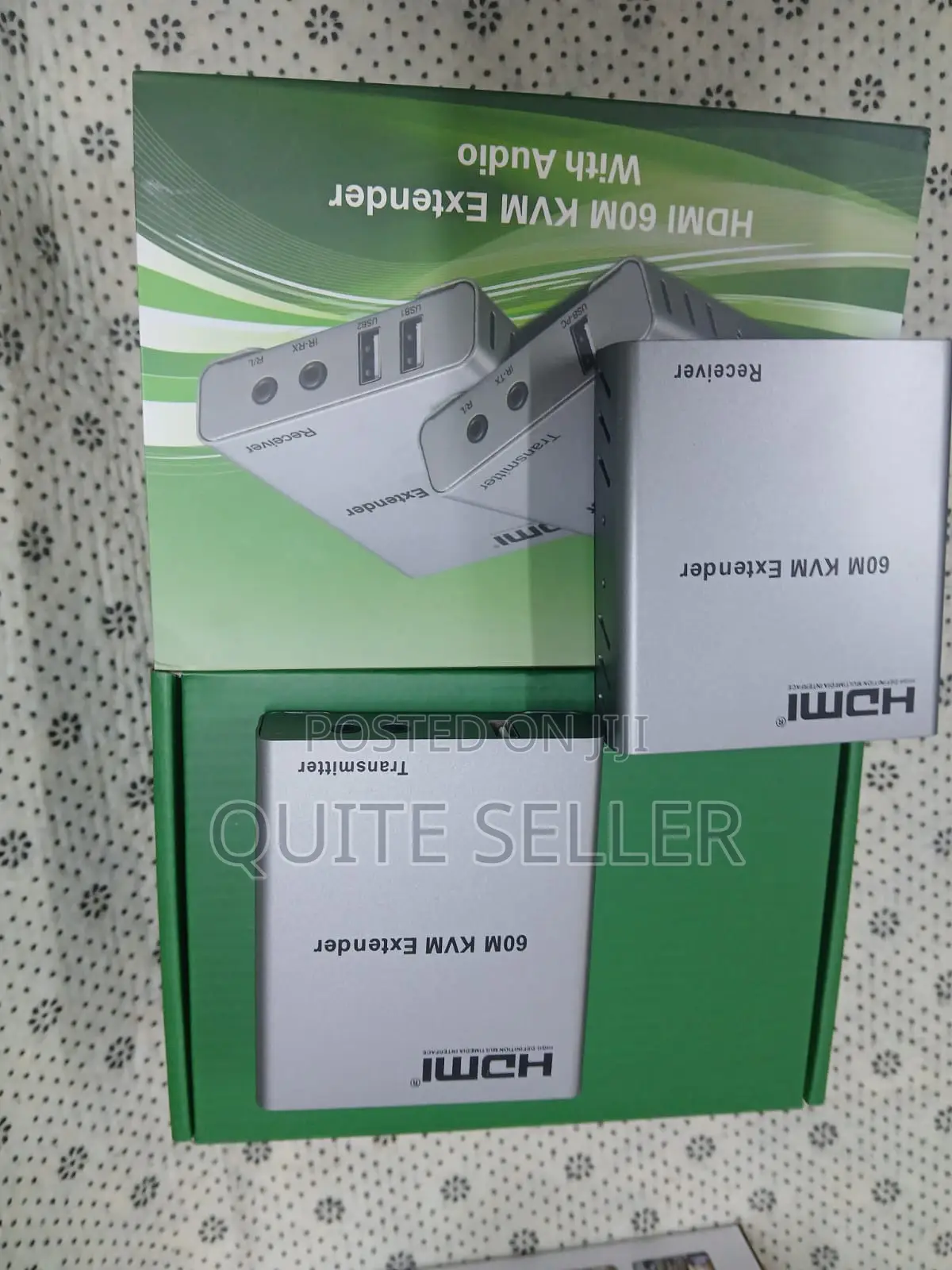 60m Hdmi KVM Extender Over Ethernet Cat5e/6 Poc Cable