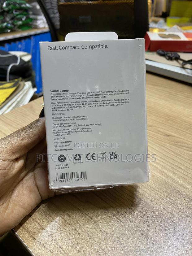 Original Google Pixel 30w Usb-C Fast Charging Adapter - thumbnail 4