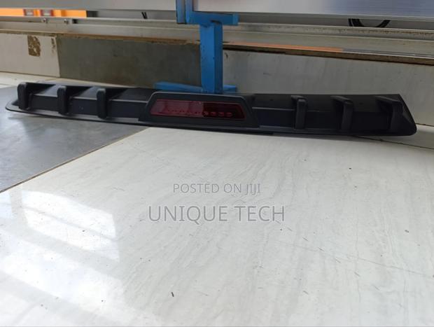 Car Rear Diffuser Universal Fit Sleek Modern Exterior 6 Fin Design - main view