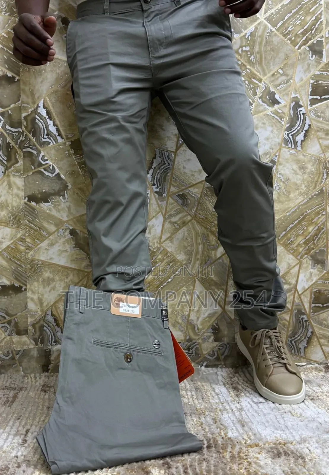 Quality Hard Khaki Casual Plain Trousers Available