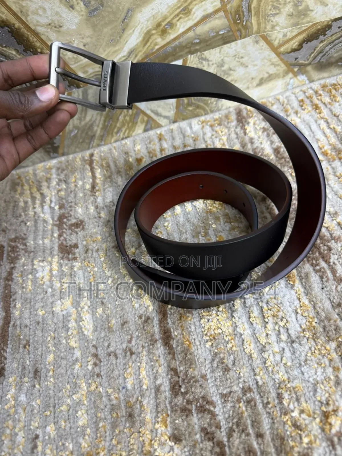 Quality Leather Plain Business Casual Men Waist Bucker Belts Available