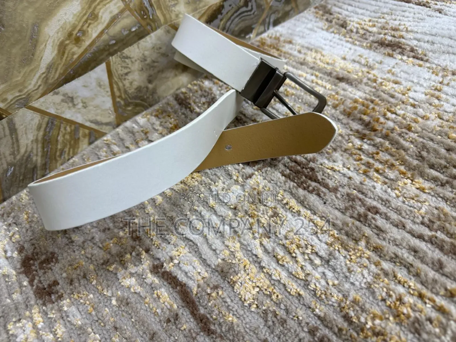 Quality Leather Plain Business Casual Men Waist Bucker Belts Available